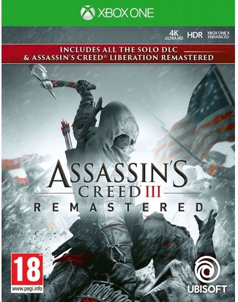Assassins Creed III Remastered - Xbox One Játékok