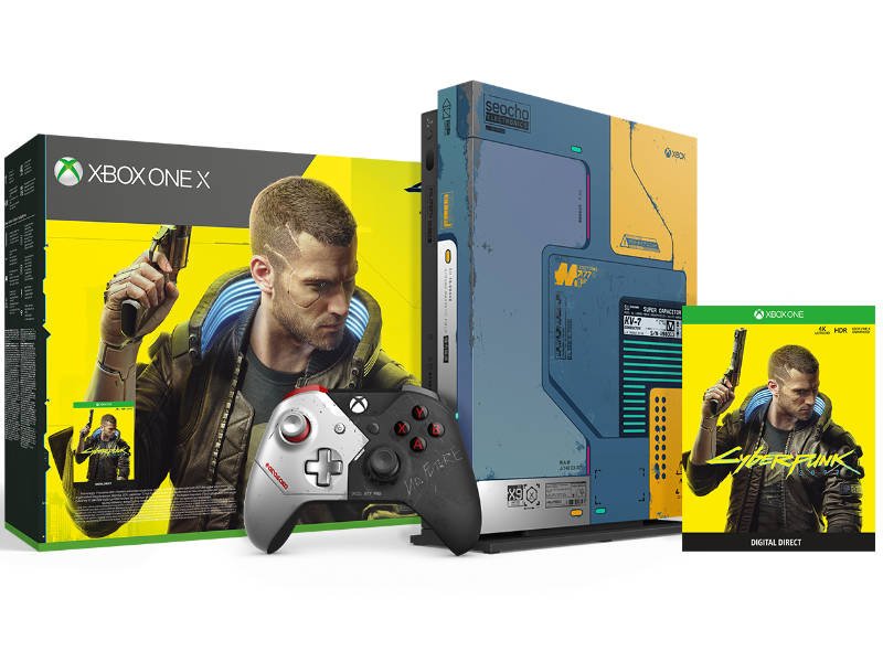 Xbox One X 1tb + Cyberpunk 2077 Limited Edition