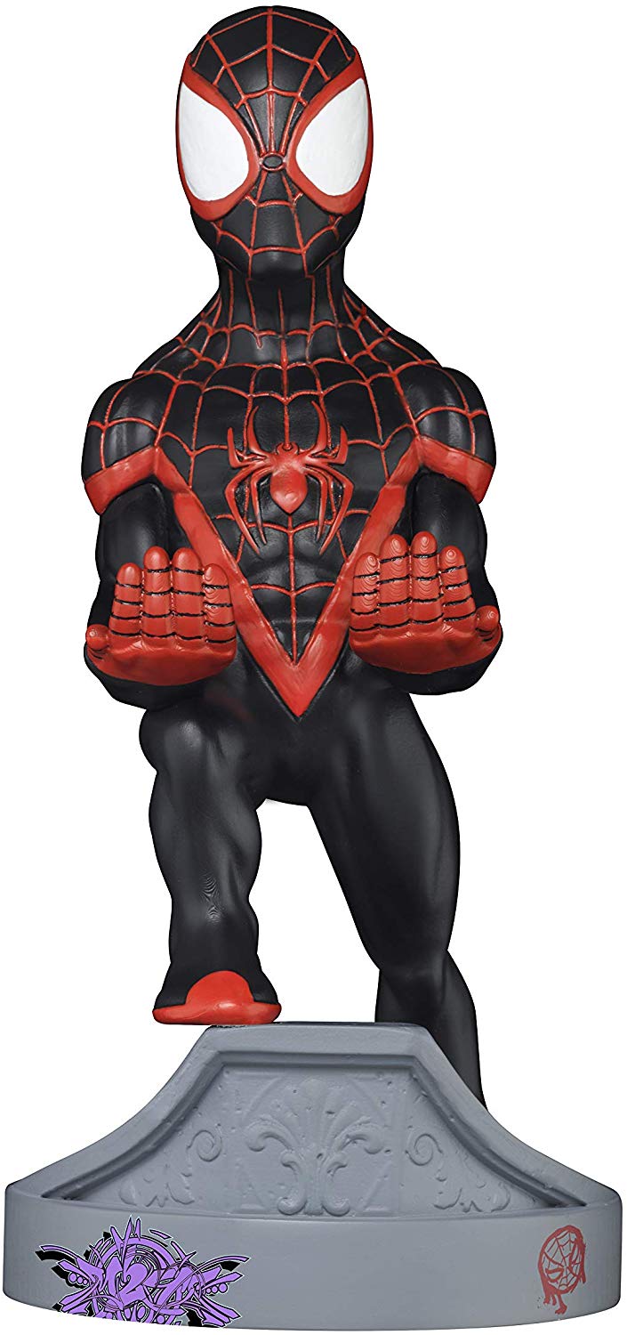 Marvel Spiderman Miles Morales Telefon/kontroller tartó (20cm) - Akció Figurák Kontroller Tartó