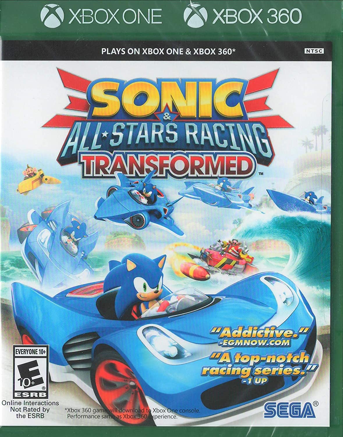 Sonic All Stars Racing Transformed - Xbox One Játékok