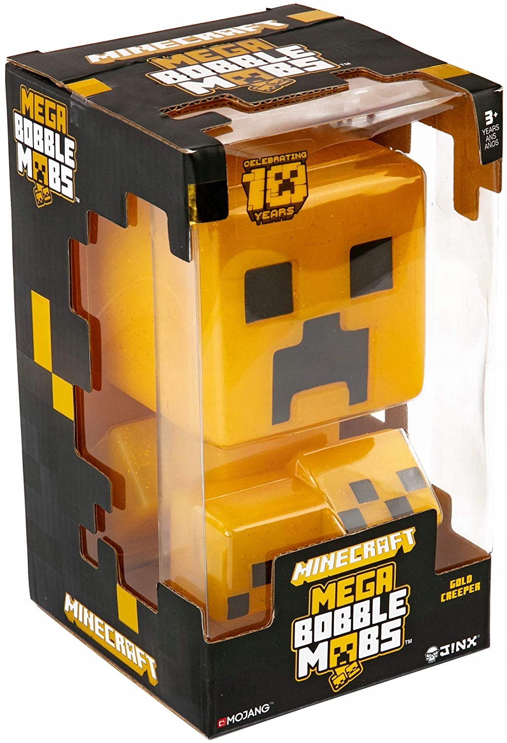 Minecraft Mega Bobble Mobs Világító Figura Sárga