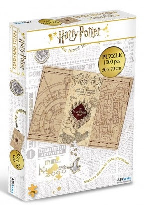 Harry Potter Tekergők Térképe Puzzle (1000db-os) - Ajándéktárgyak Puzzle