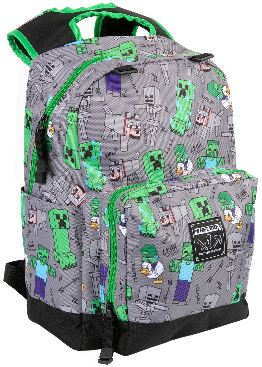 Minecraft17 Overworld Grey Backpack (hátizsák)
