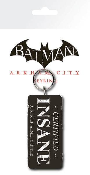 Batman Arkham City Certified Insane Keyring