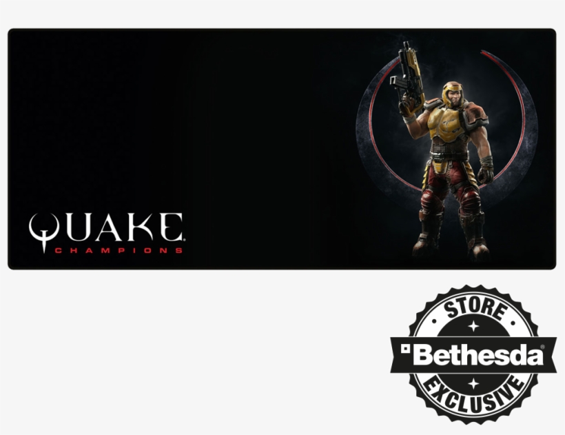 Quake Champions XL billentyűzet és egéralátét (800x350x4mm)