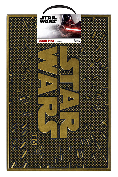 Star Wars Logo gumi lábtörlő - Ajándéktárgyak Lábtörlő