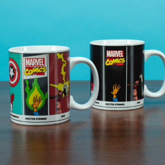 Marvel Super Powers Heat Change Mug hőre változó bögre (330ml)