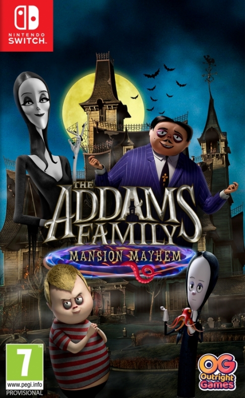 The Addams Family Mansion Mayhem - Nintendo Switch Játékok