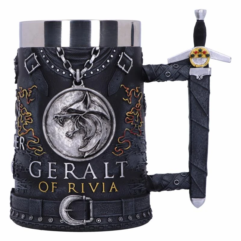 The Witcher Geralt of Rivia Tankard (15,5 cm)