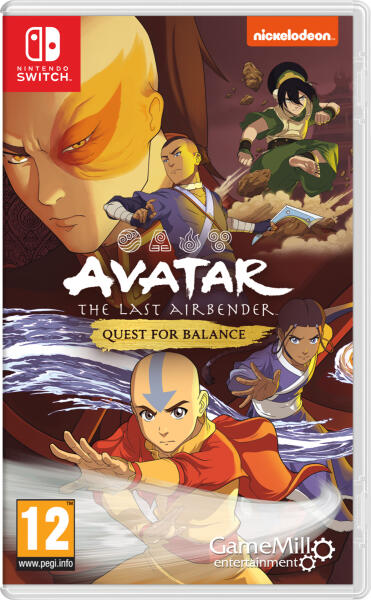 Avatar The Last Airbender Quest for Balance - Nintendo Switch Játékok