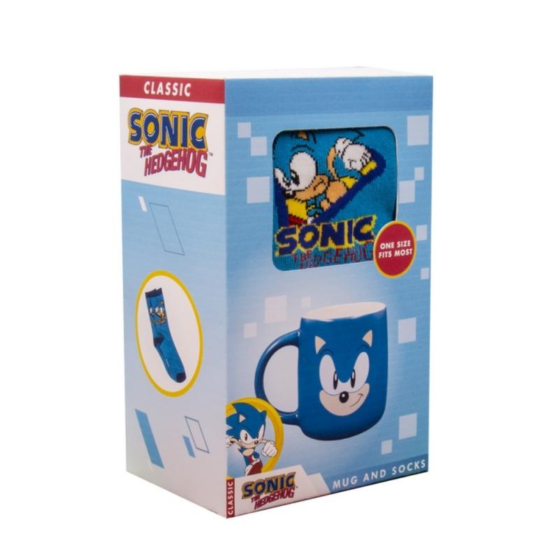 SONIC THE HEDGEHOG MUG & SOCKS GIFT SET
