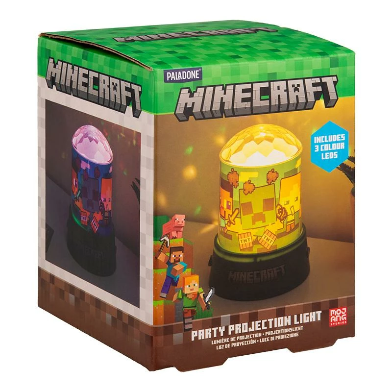 Minecraft Party Projection Light (high: 13 cm)