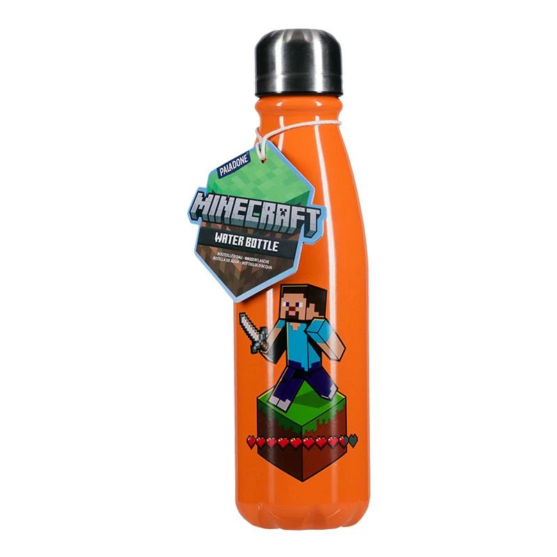 Minecraft Aluminium Water Bottle (600 ml)