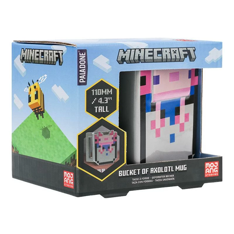 Minecraft Axolotl 3D Shaped Mug