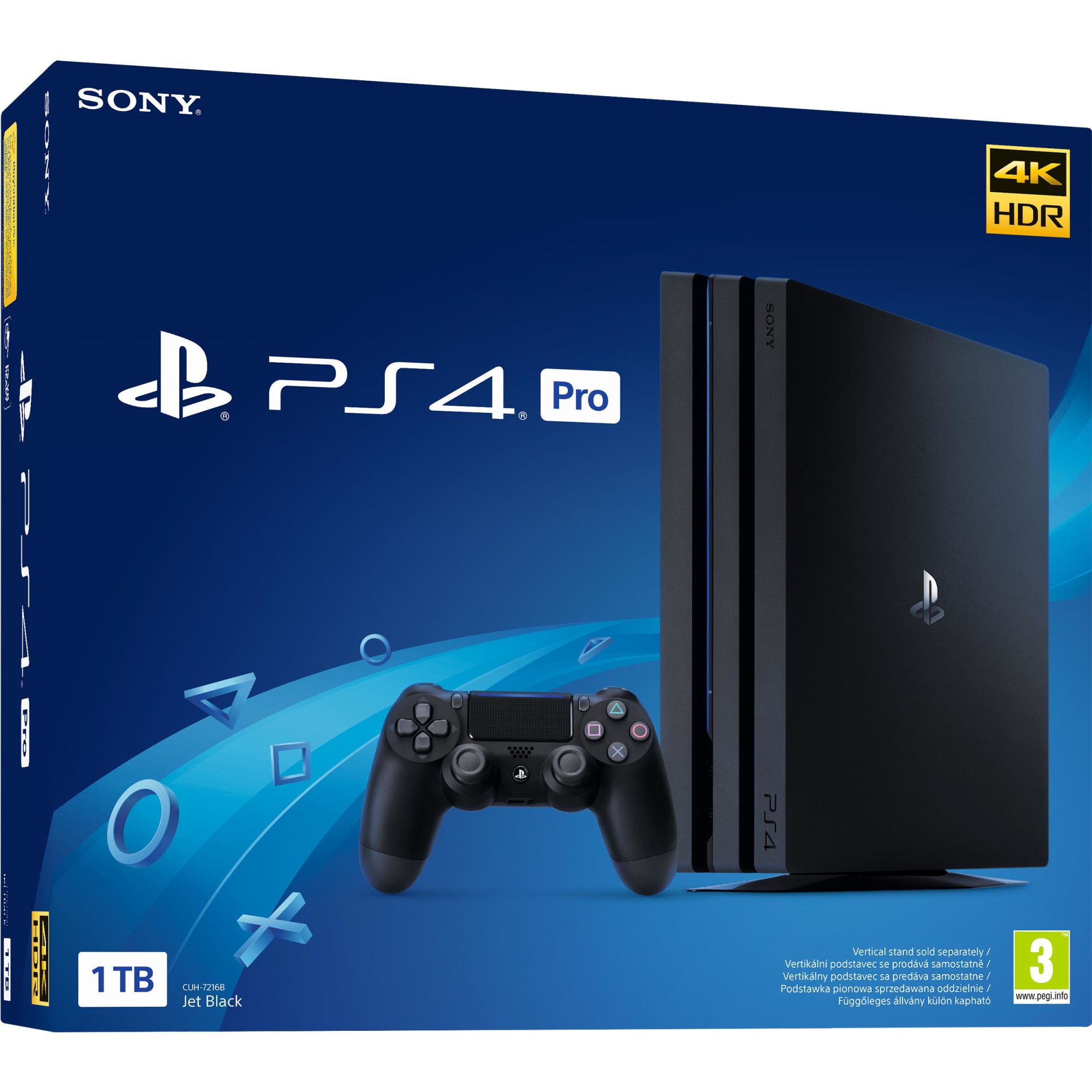 PlayStation 4 Pro 1TB (CUH-7216B) dobozos