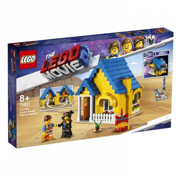 LEGO The LEGO Movie2 Emmet Álomháza/Mentőrakétája (70831)