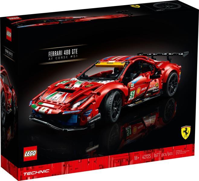 LEGO Technic Ferrari 488 GTE AF CORSE #51 (42125)