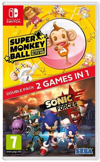 Sonic Forces + Super Monkey Ball Banana Blitz HD - Nintendo Switch Játékok