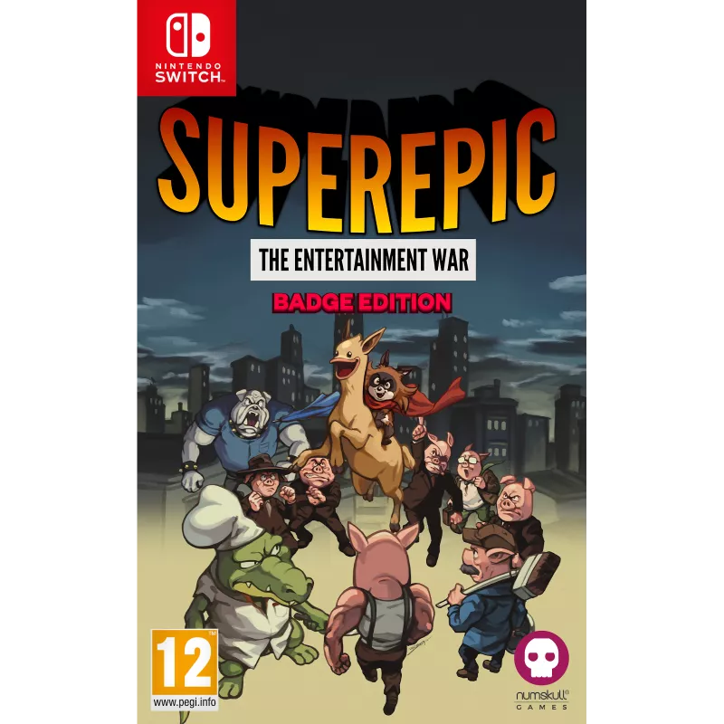 SuperEpic The Entertainment War Badge Edition (Játék nélkül) - Nintendo Switch Játékok
