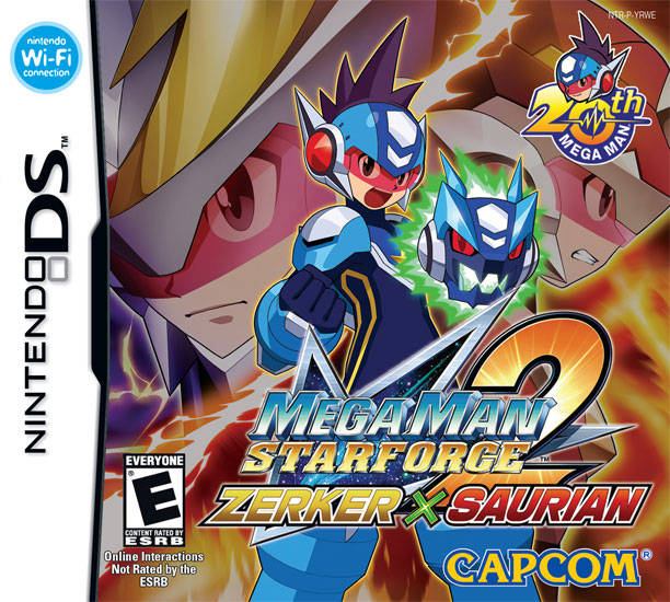 Mega Man Starforce 2 Zerker x Saurian (US) - Nintendo DS Játékok