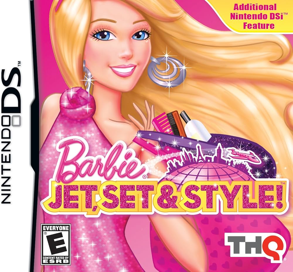 Barbie Jet,Set & Style (Olasz,Spanyol,Francia nyelv) - Nintendo DS Játékok