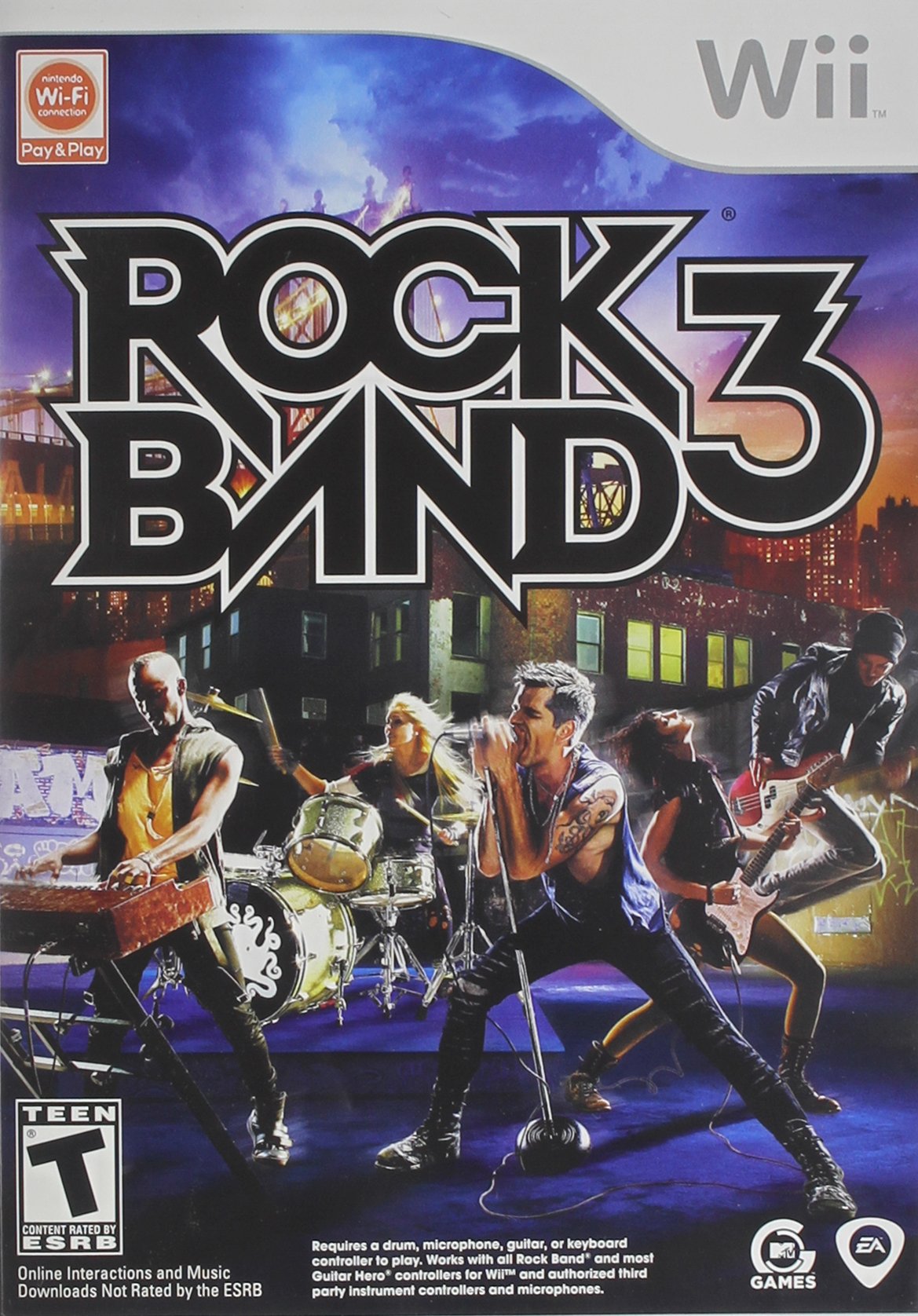 Rock Band 3 - Nintendo Wii Játékok
