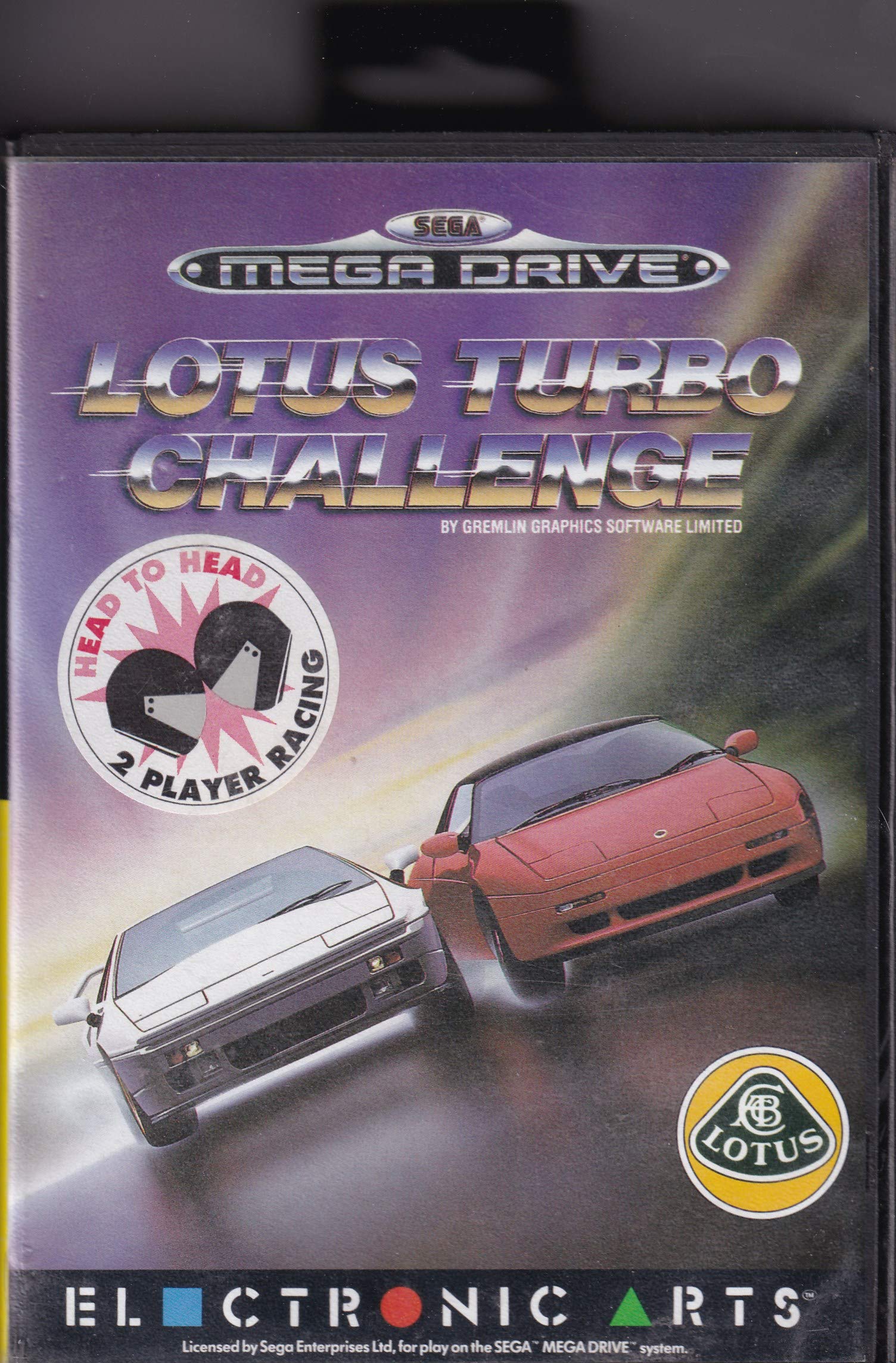 Lotus Turbo Challenge (kiskönyv nélkül) - Sega Mega Drive Játékok