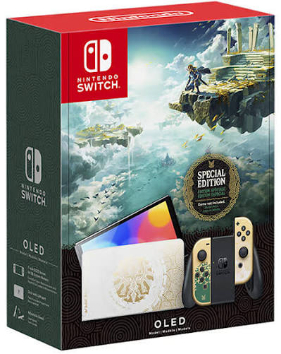 Nintendo Switch OLED Model The Legend of Zelda Tears of the Kingdom Special Edition (dobozos, +64GB memó)