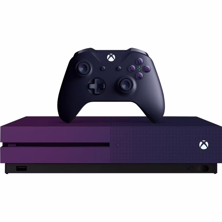 Xbox One S 1TB Gradient Purple Limited Edition Fortnite (fekete vagy fehér kontrollerrel)