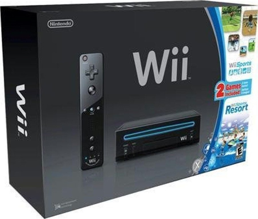 Nintendo Wii Alapgép Fekete (dobozos) - Nintendo Wii Gépek