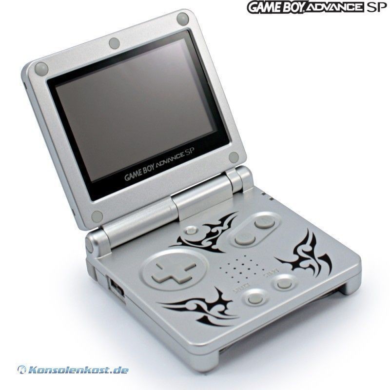 Game Boy Advance SP Tribal Limited Edition (töltő nélkül) - Game Boy Gépek