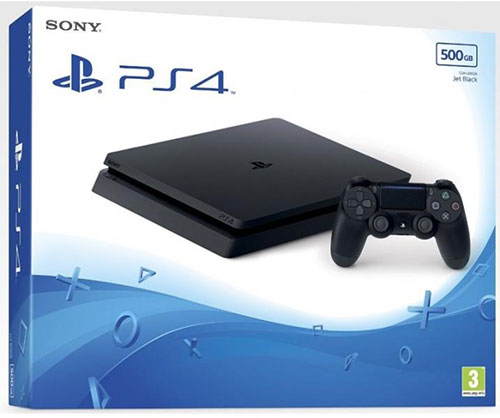 Sony Playstation 4 Slim 500 GB Fekete - PlayStation 4 Gépek