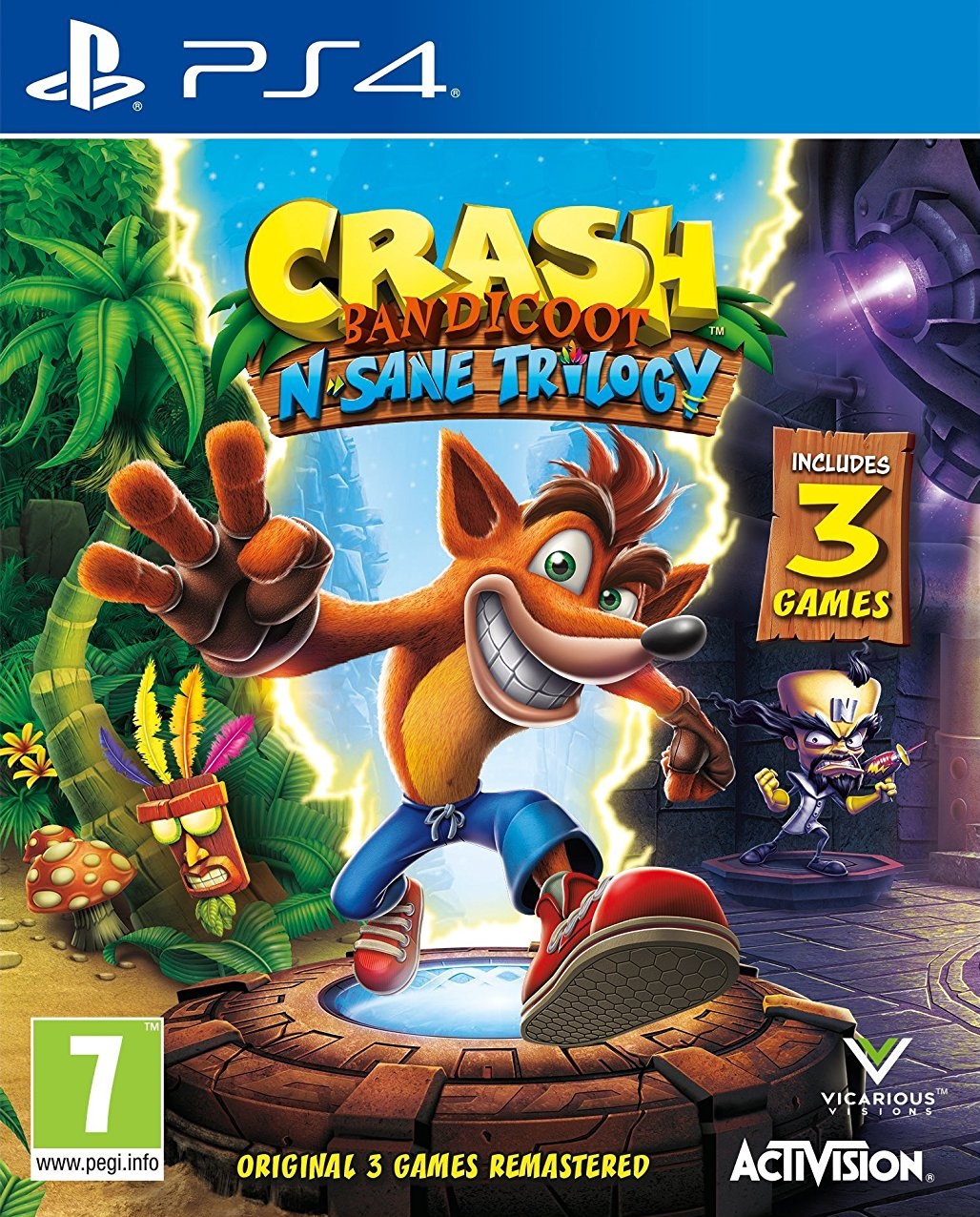 Crash Bandicoot N Sane Trilogy - PlayStation 4 Játékok